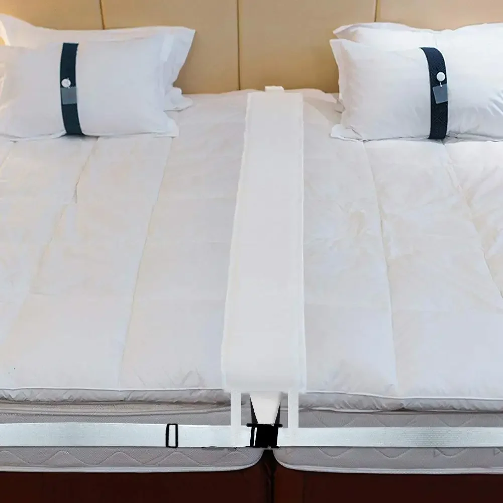 Bed Bridge Mattress Connector Converter Kit Metal Bed Gap Filler Double Mattress Suitable for Home Hotels