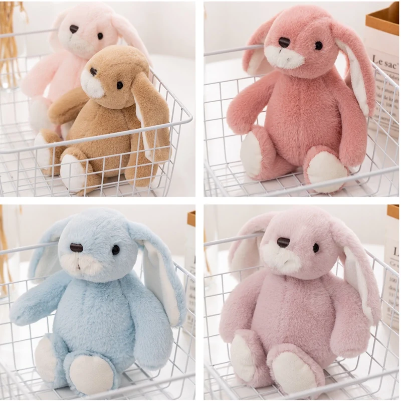 

Kawaii 28cm Bunny Plush Rabbit Baby Toys Cute Soft Fluffy Stuffed Animals Home Decor For Children Baby Appease Toys Easter Gift