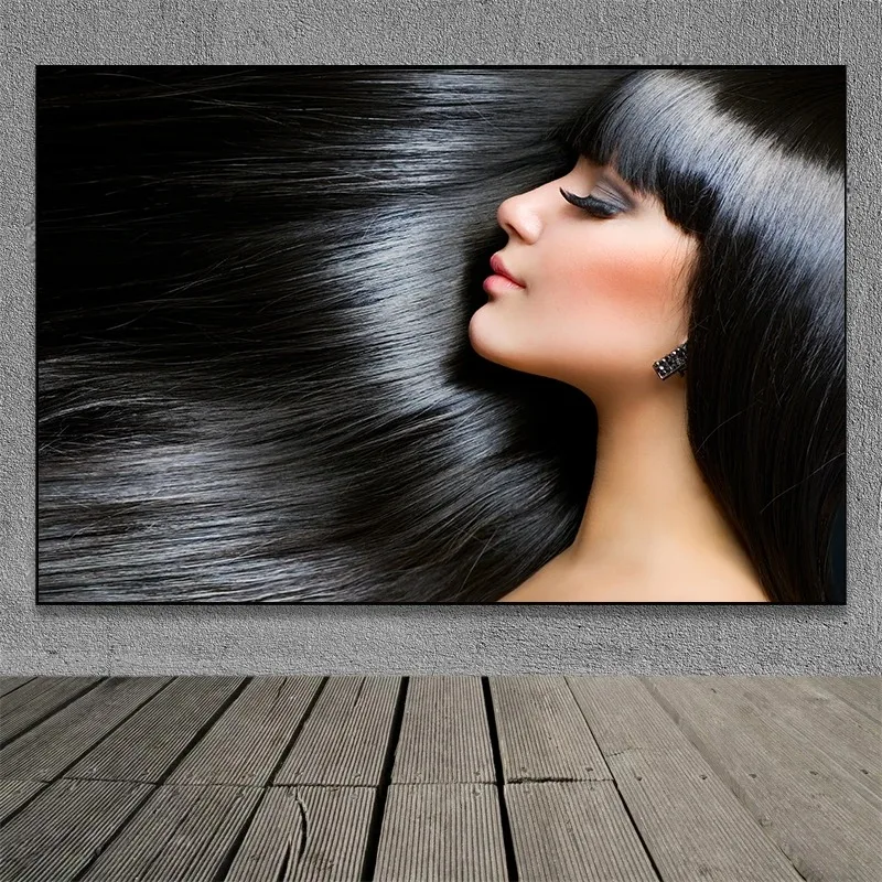 Modern Hairdresser Barber Hair Salon Canvas Painting Hairstyle Posters Wall Art for Living Room Barber Shop Home Decoration