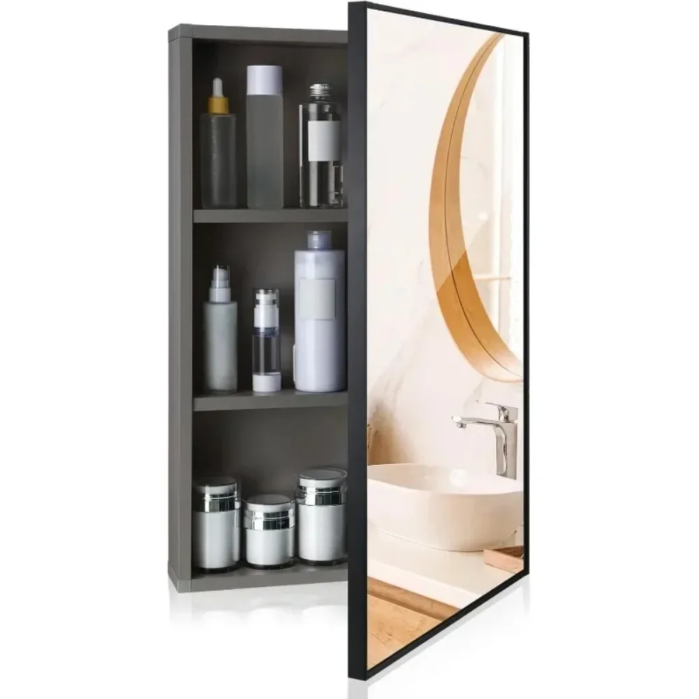 

Medicine Cabinets with Mirror Bathroom Mirror Medicine Cabinet Wall Mounted Framed Recessed Bathroom Medicine Cabinet with