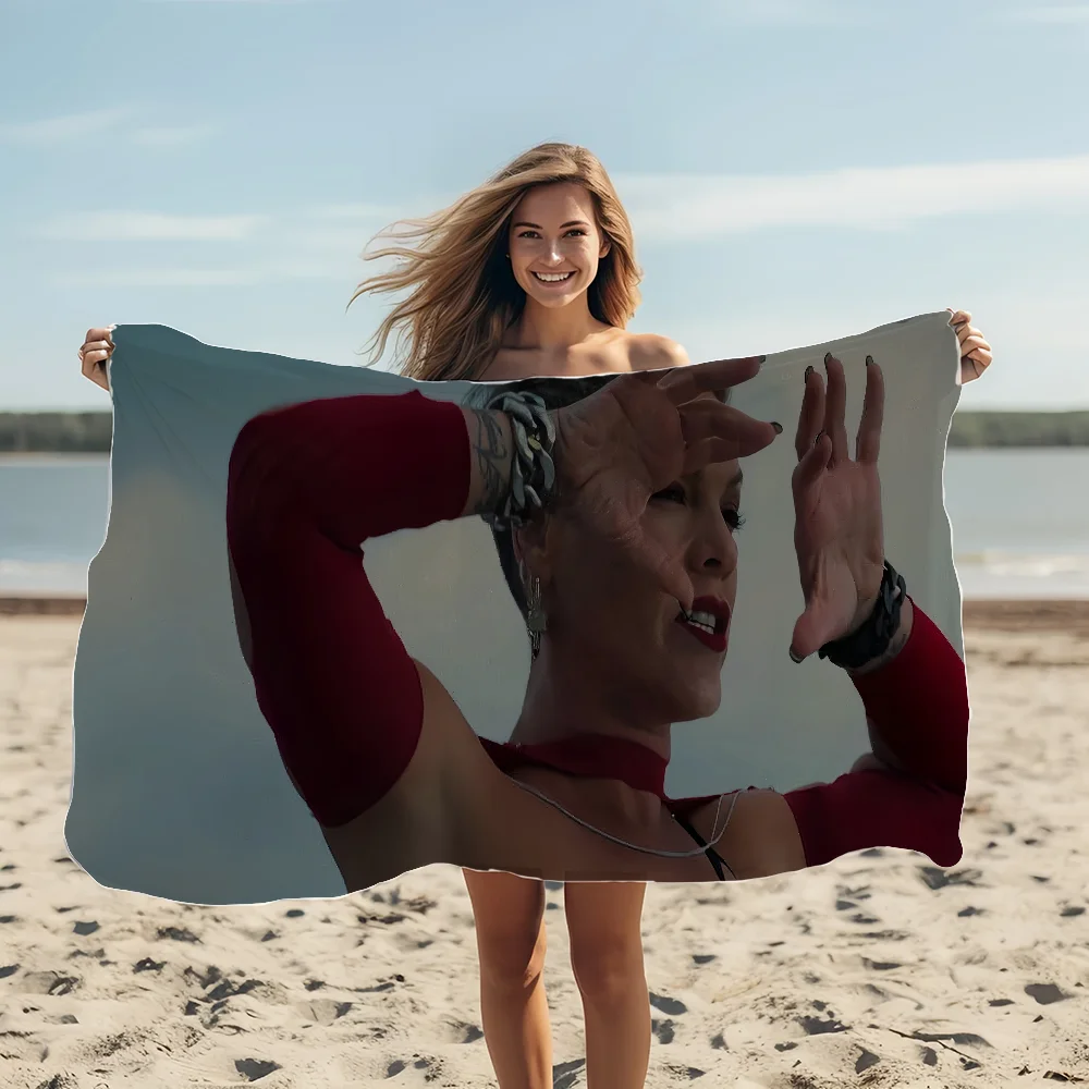 

Classic Singer Pink Trustfall Towel Sauna Gift PoolGym Beach Travel Shower Quick Dry Sports Towels Camping Soft