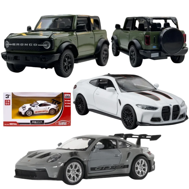 1:36 Lamborghini Alloy Car Mould Ford Bronco Simulation Toy Diecast Vehicles Off-road Collectible Kids' Adult Festivals Gift