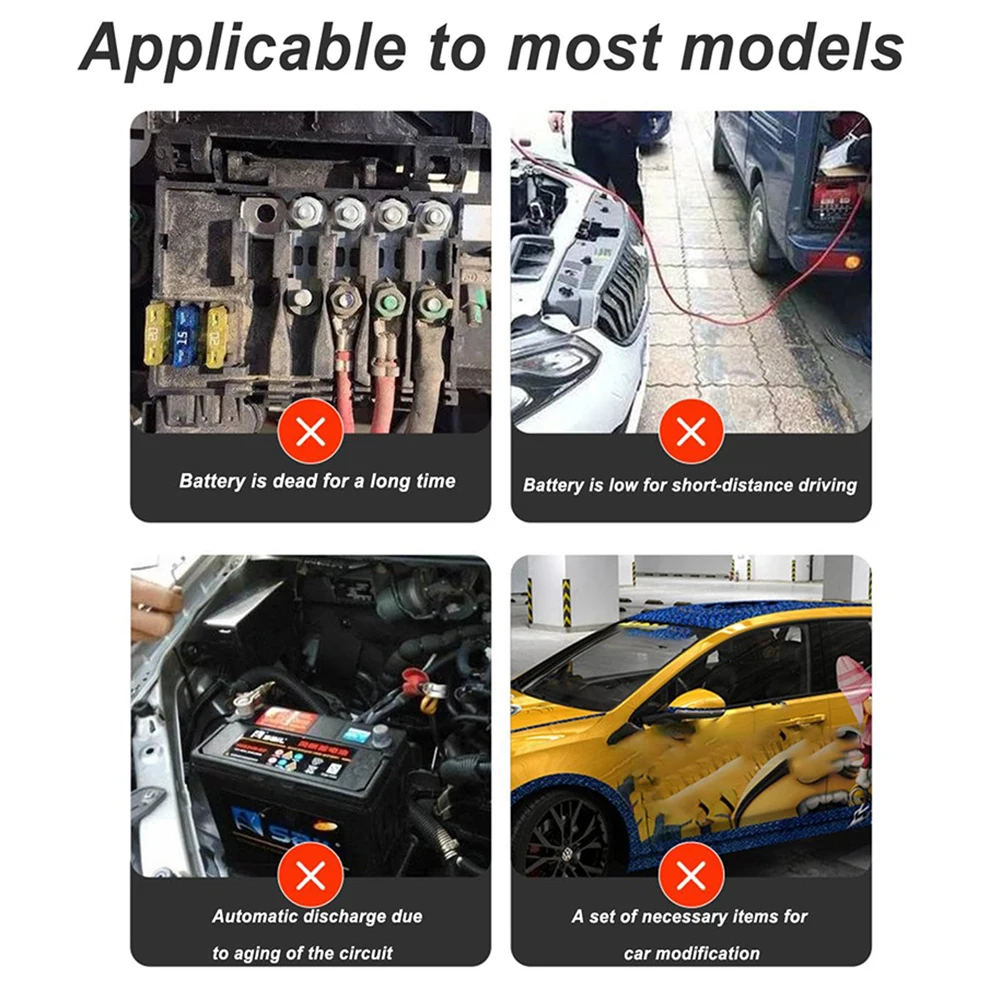 12V/24V Universal Car Battery Disconnect Isolator Battery Terminal Anti-Leakage Switch Car Power Disconnect Switch