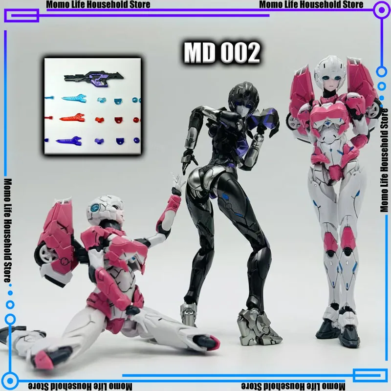 

In Stock MD002 A/B KO Arcee Transformation Mecha Girl Assembly Model Kit Anime Action Figure Robot Plastic Model Gifts Toys