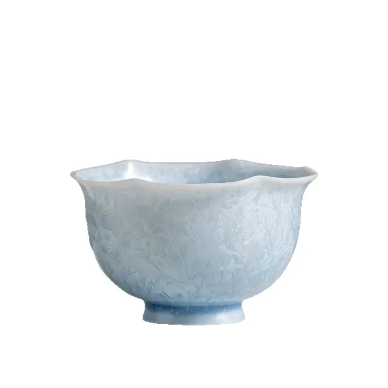 

Kiln-changed Crystalline Teacup Large-capacity High-end Master Cup Personal Special Women's Ceramic Kung Fu Tea Gift Box Gift