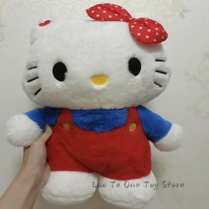 

Kawaii Sanrio, Hello Kitty плюшевая кукла кошка мультфильм аниме Hello Kitty плюшевая игрушка Красный Розовый Большой Kt кукла девочки дети Сюрприз подарок