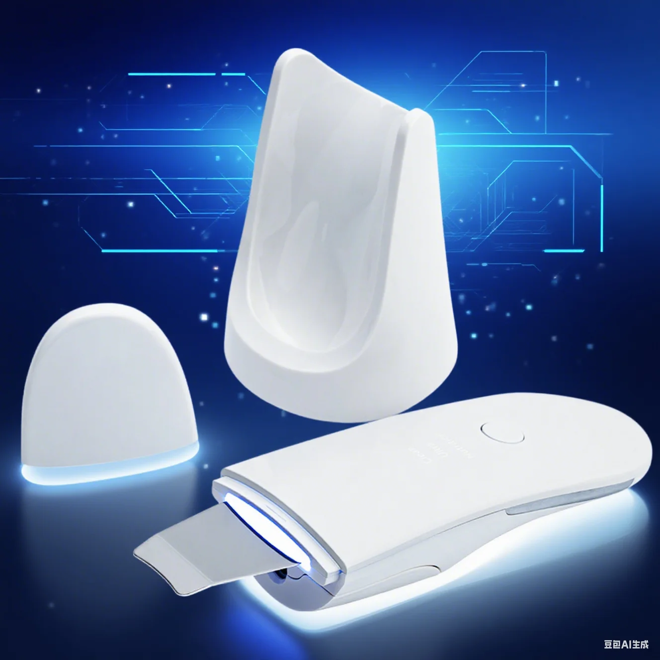 Schoonheid Ultrasone Gezichtsreiniger Vibrerende Gezichtsschraper Poriereiniger Mee-eter & Whitehead Remover Reinigingsspatel Vey