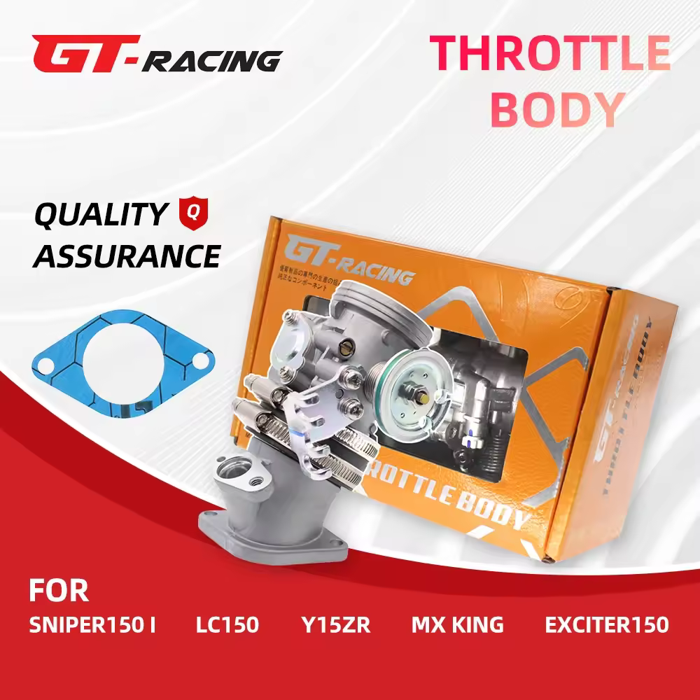 GT RACING 32 34 36 38 40mm corpo farfallato per YZF-R15 FZ150I LC150 Y15ZR SNIPER150 I EXCITER150 Jupiter MX KING
