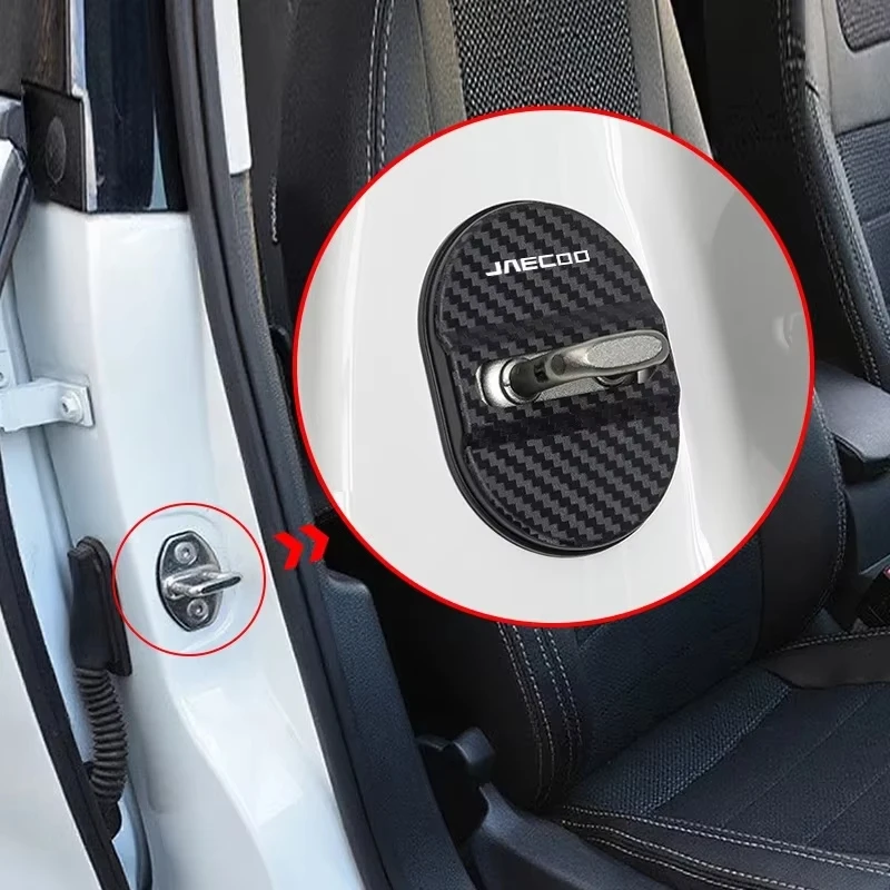 Car Door Lock Protective Cover Door Latch Anti-rust Shell Auto Exterior Accessories For Jaecoo J7 Jaecoo J5 Jaecoo J8 - view 3