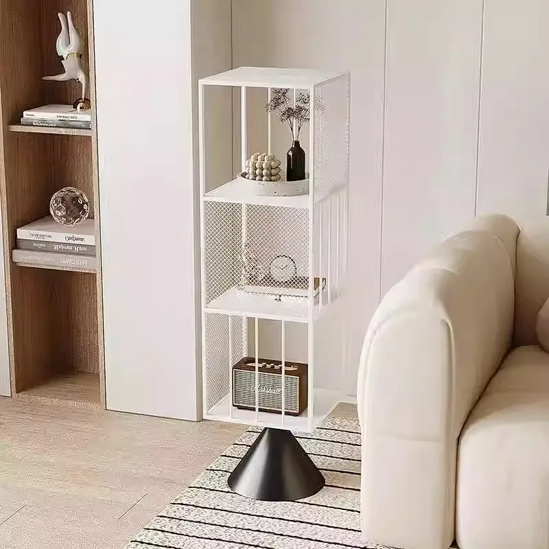 

Living room bookshelf floor-to-ceiling shelf corner simple bedroom TV next to small suitable for bedrooms and living rooms