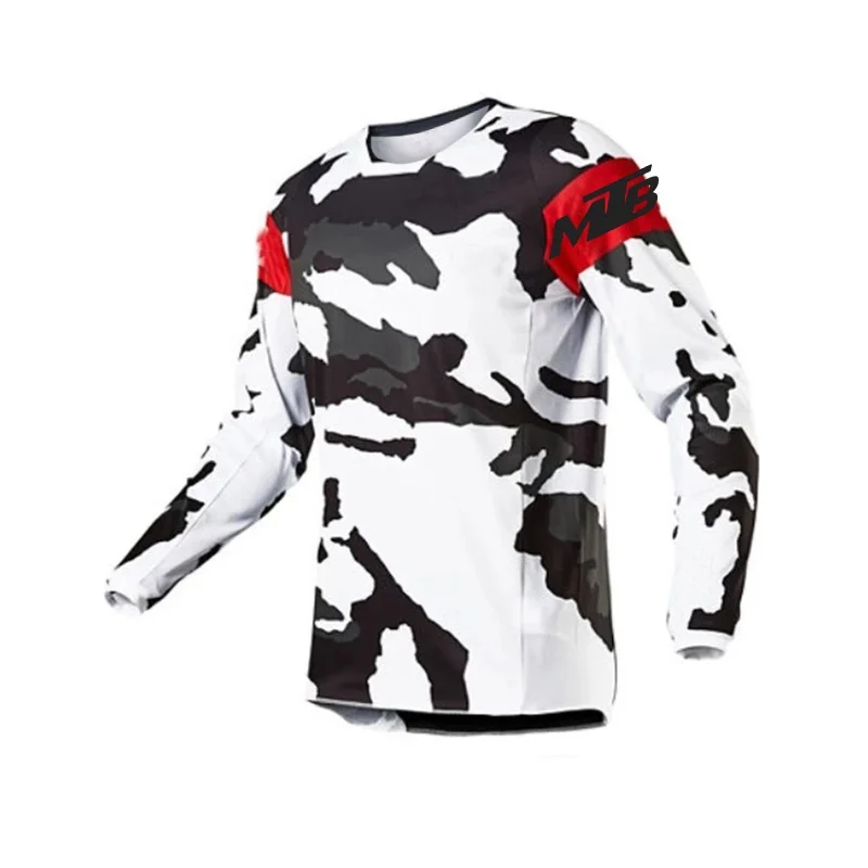 

Men's Off Road Long Sleeved Sports Motorcycle MTB Cycling Racing Downhill Cycling Jersey Sportswear Loose Comfortable Clothing