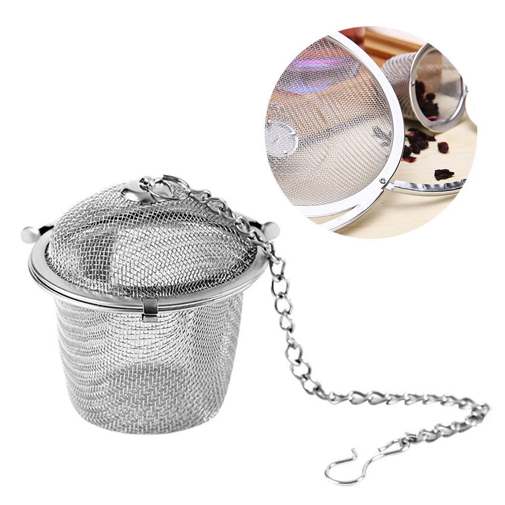 Tea Infuser for Loose Spice Strainer Stainless Steel Ball Filter Decocting Medicine