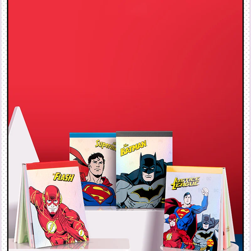 1Pcs DELI 21759 4 Styles Justice League DC 100 Sheets Superman Notes Creative Notepad Sticky Note Supplies School Stationery