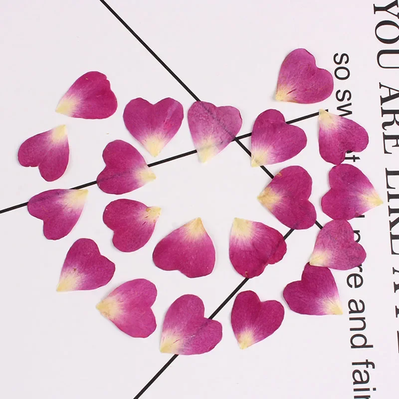 

1-2cm/100pcs,Pressed Rose Flower petals,Nature Eternal Rose Petals for DIY Wedding Party Craft Bookmark Gift Card,Facial Decor