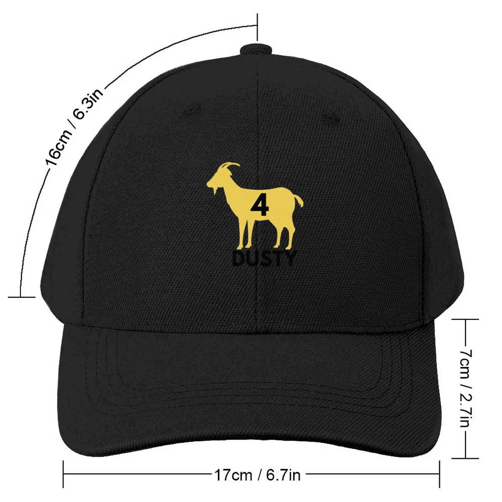 Dusty the Goat - 4 Dustin Martin Baseball Cap beach hat Fishing cap cute Beach Outing Golf Men Women's