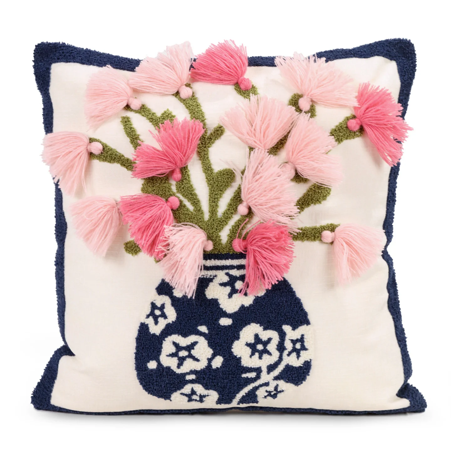 New Affordable Luxury Style Pillowcase Embroidery Pillows For Sofa Headrest Cushion Pillow Cover Living Room Home Decoration