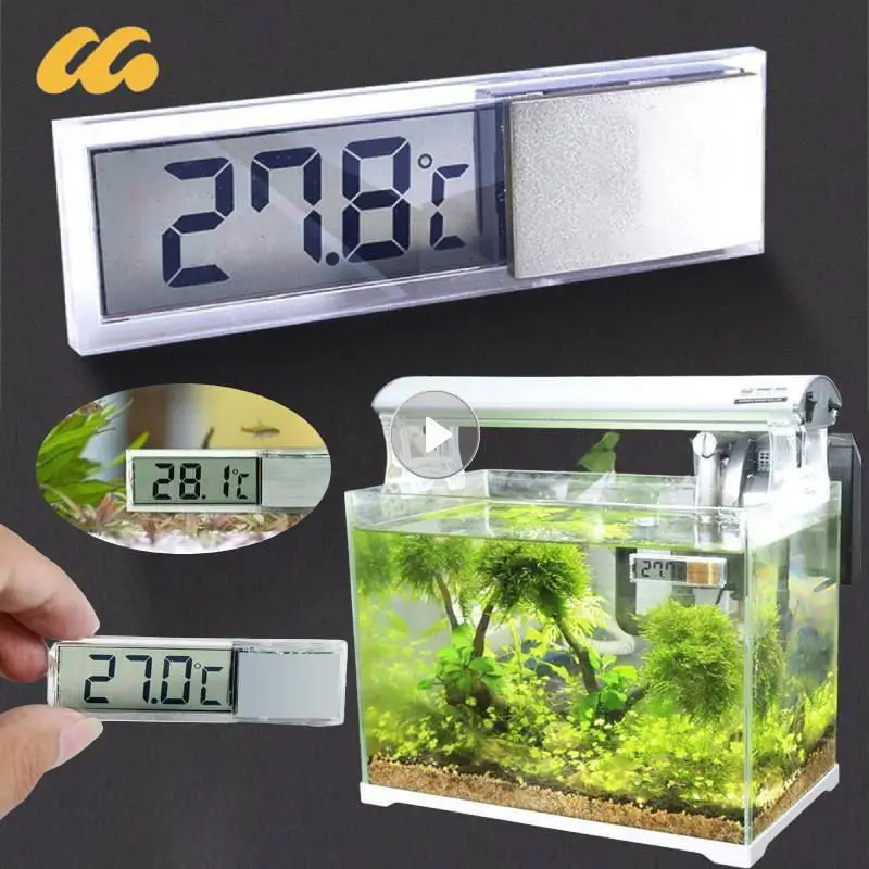 LCD Digital Temperature Fish Tank Temp Meter Aquarium Thermometer Submersible Water Temperature Meter Car Temperature Tester