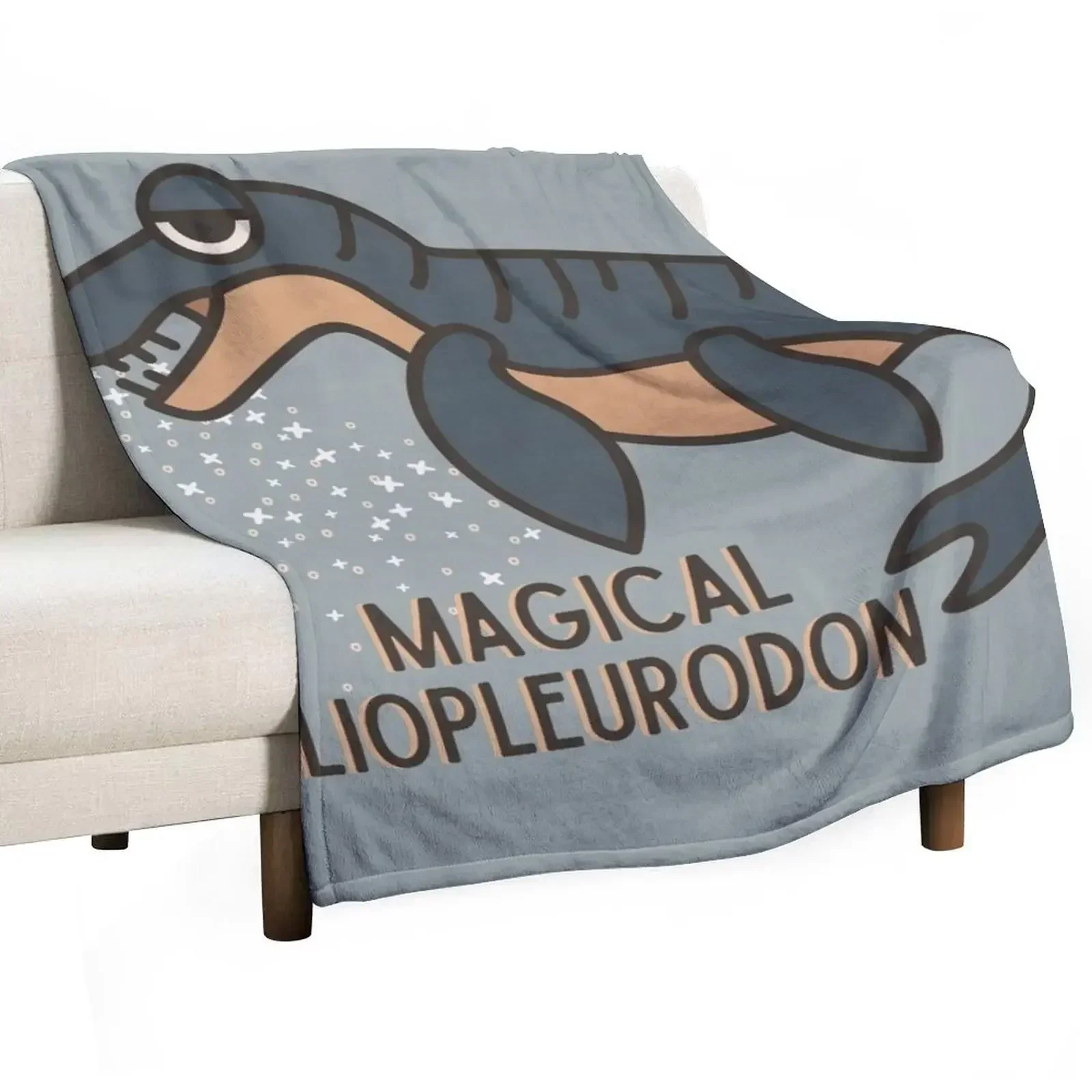 

Magical Liopleurodon // Charlie The Unicorn Throw Blanket Color Fast Cozy Throw Blanket
