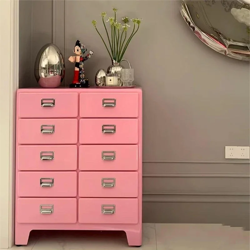 

Cream Style Chest of Drawers Storage Chest of Drawer Furniture Ten Chest of Drawers Bedroom High-End Bed Front Cabinet