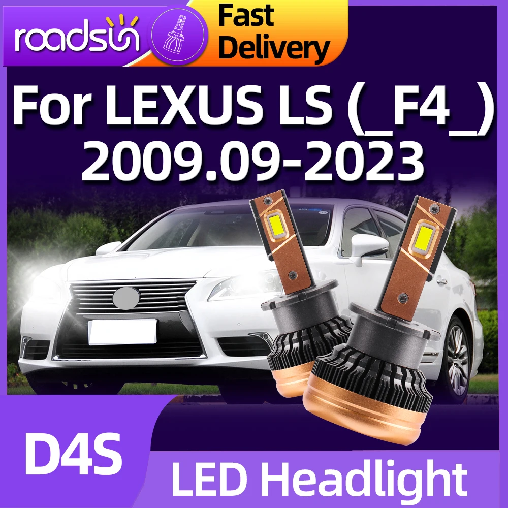 

Лампы головного света Roadsun D4S, 2009 лм, автомобильные фары для LEXUS LS F4 2010 2011 2012 2013 2014 2015 2016 2017 2018-2023