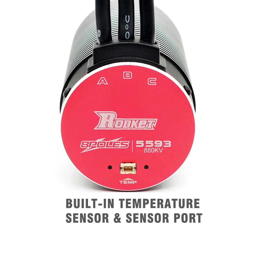 Overtref Hobby ROCKET V2 5593 Model Boot Borstelloze Senseless 8 ploegmotor 8 MM Voor 1/5 RC Auto Voertuigmodellen - 880KV