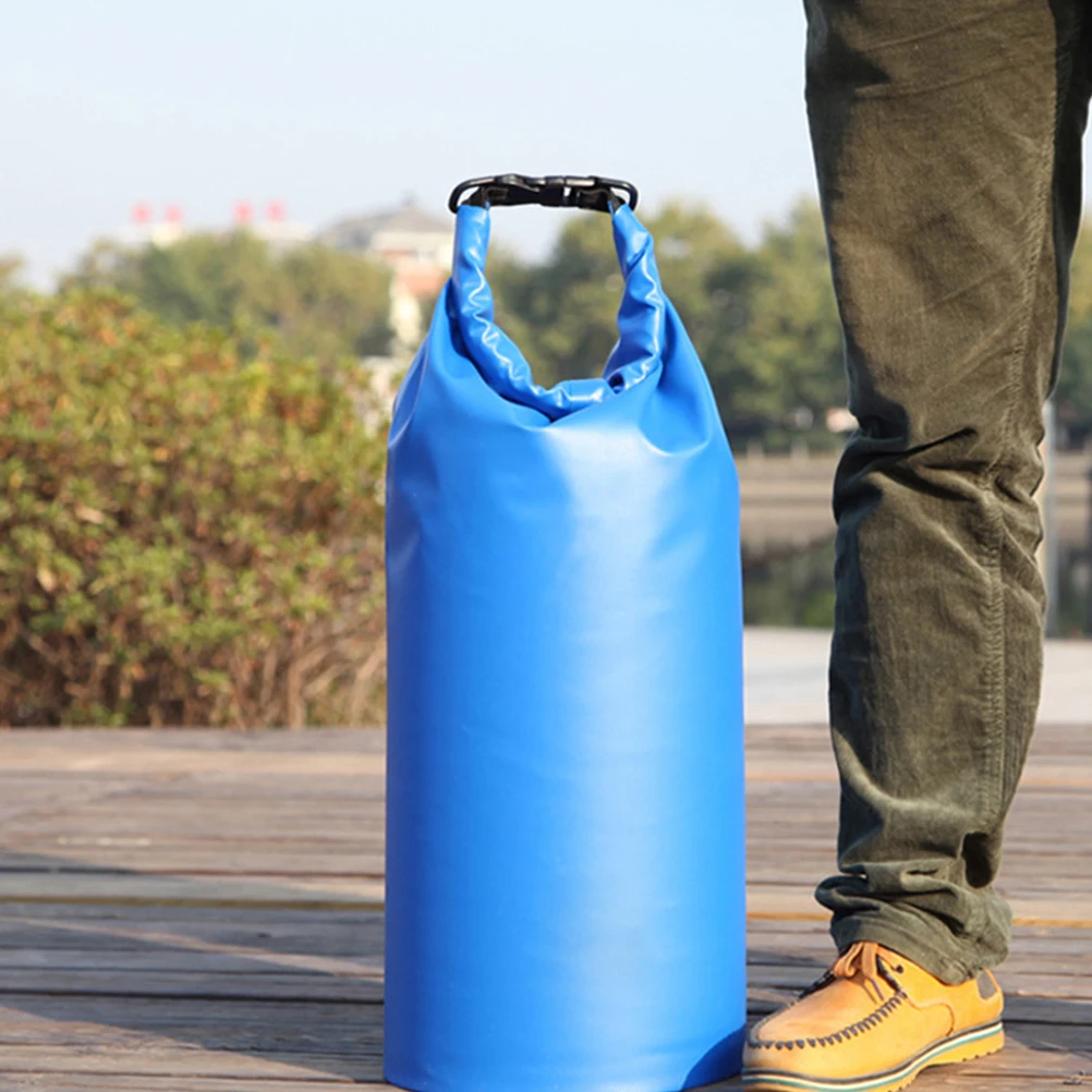 

Waterproof Bag PVC Bucket Beach Shoulder Outdoor Supplies Multifunction Pouch Dry Storage Large Capacity Towels Water Bottles