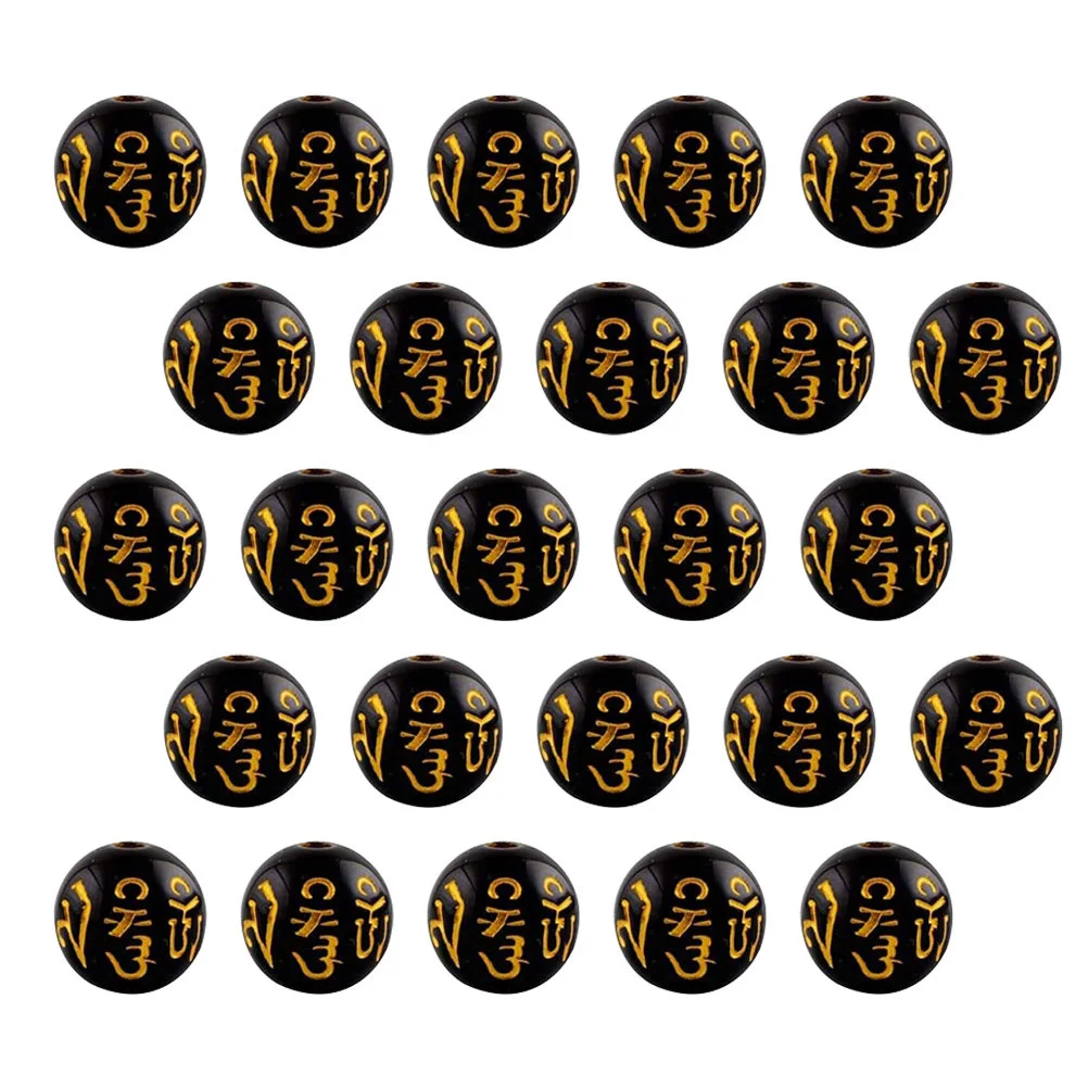 

100pcs Round Shape Loose Diy Jewelry Spacer Beads For Necklace Bracelet Making Small Hole Jewelry Diy Supplies Unique