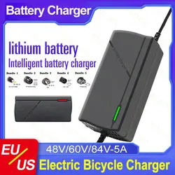 36V 48V 60V 72V Charger 2A 3A 5A 10S 13S 16S 20S Lithium-ion Battery Pack 42V 54.6V 67.2V 84V Electric Bike Scooter Intelligent