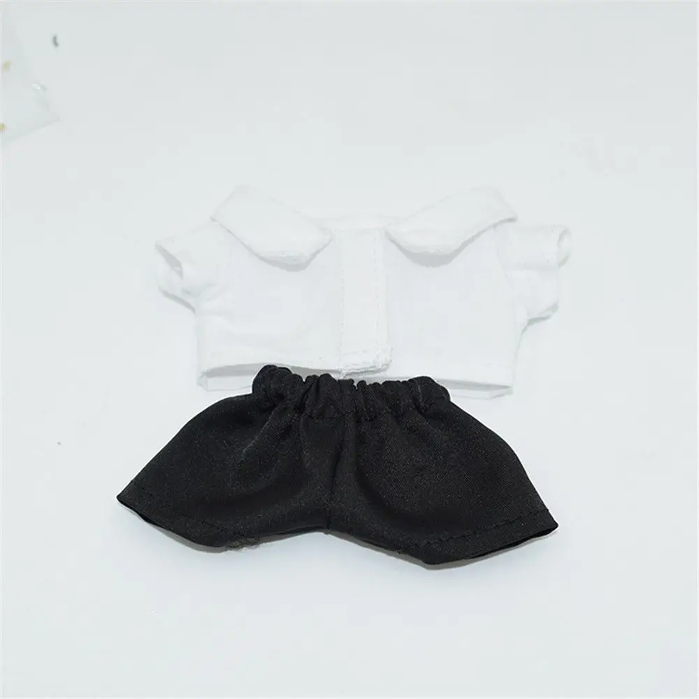 1PC Cotton Doll Shirt Pants For 20 cm American Doll Cute Mini Clothes Collar Coat Star Doll Clothes Suit Doll Accessories