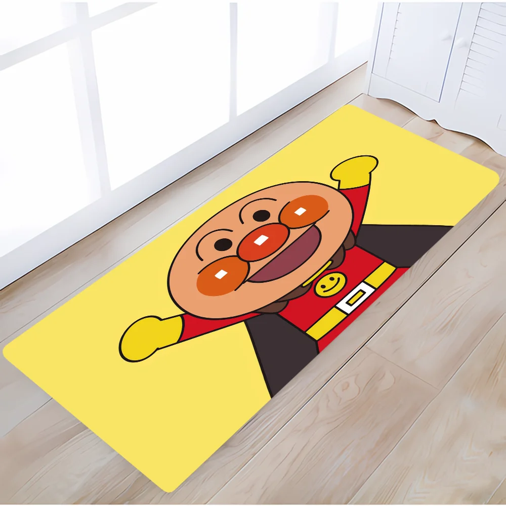 Anpanmanes Mat Out Door Carpet for Home Entrance Cute Rug Bathroom Mats Things to the House Outdoor Doormat Kitchen Rugs Custom