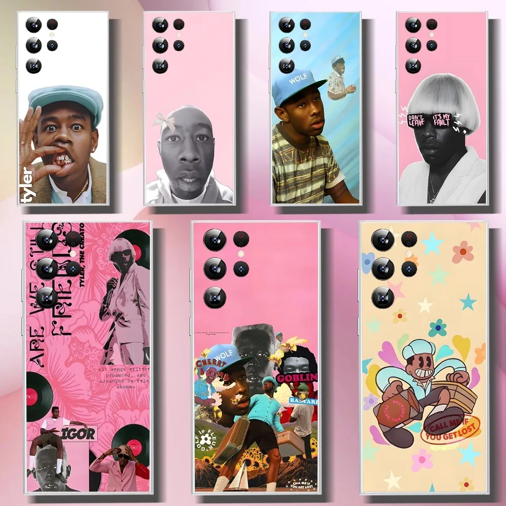 Tyler The Creator Phone Case For Samsung Galaxy A52 A12 A51 S21 Edge S22ULTRA S23 S20LITE Plus Ultra Transparent Cover