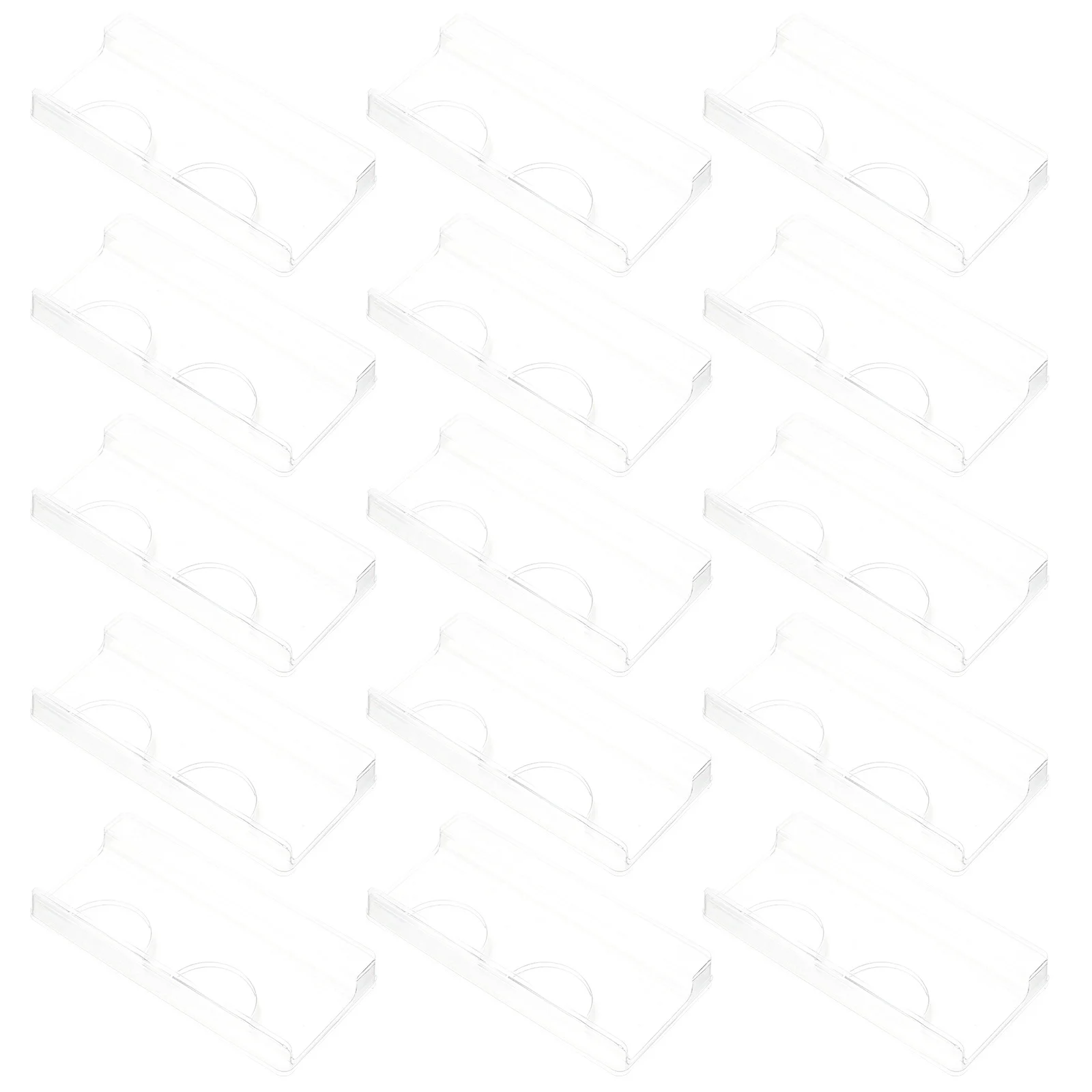 100Pcs Transparent Eyelash Storage Trays Economic False Lashes Organizer Holders Eyelash Storage Tray Fashion Lash Tray