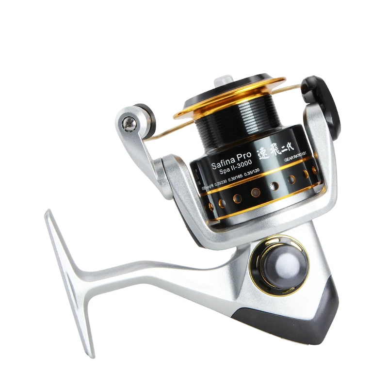 Okuma 500-5000 Series Distant Wheel Spinning Fishing Reel 5BB + 1 Bearing Balls Trolling Spinning Reels Rock Fishing Wheel Pesca