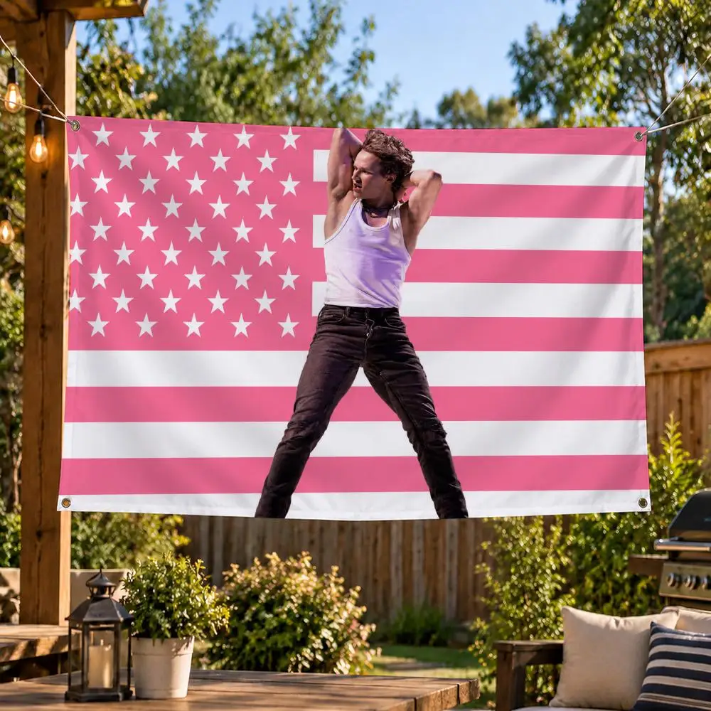Athlete Skating I-Ilia Malinin Flags Banner Decor for Bedroom,Garden,Party,Club,Gaming Room,Indoor Outdoor view 5