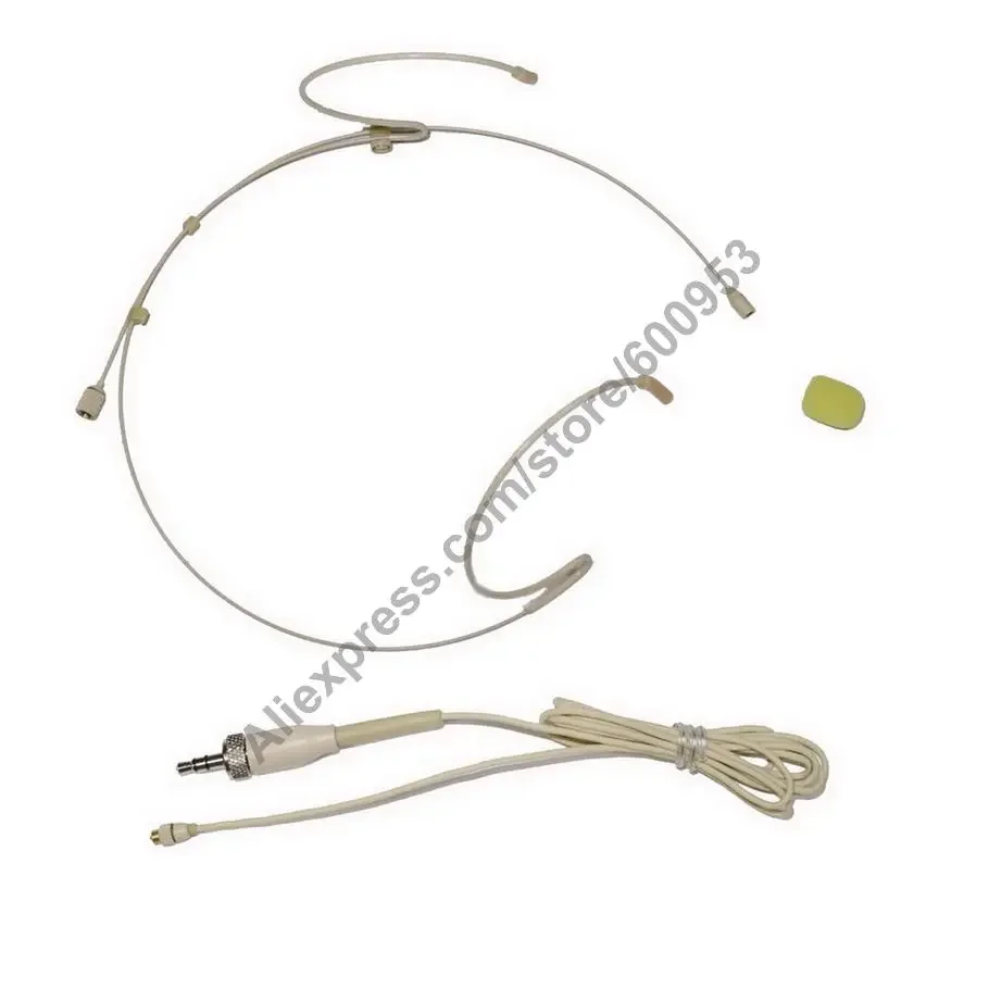 Detachable Dual ear Hook Headset Headworn Head Headwear Microphone Mic For Sennheiser EW100 EW300 EW500 G1 G2 G3 Wireless
