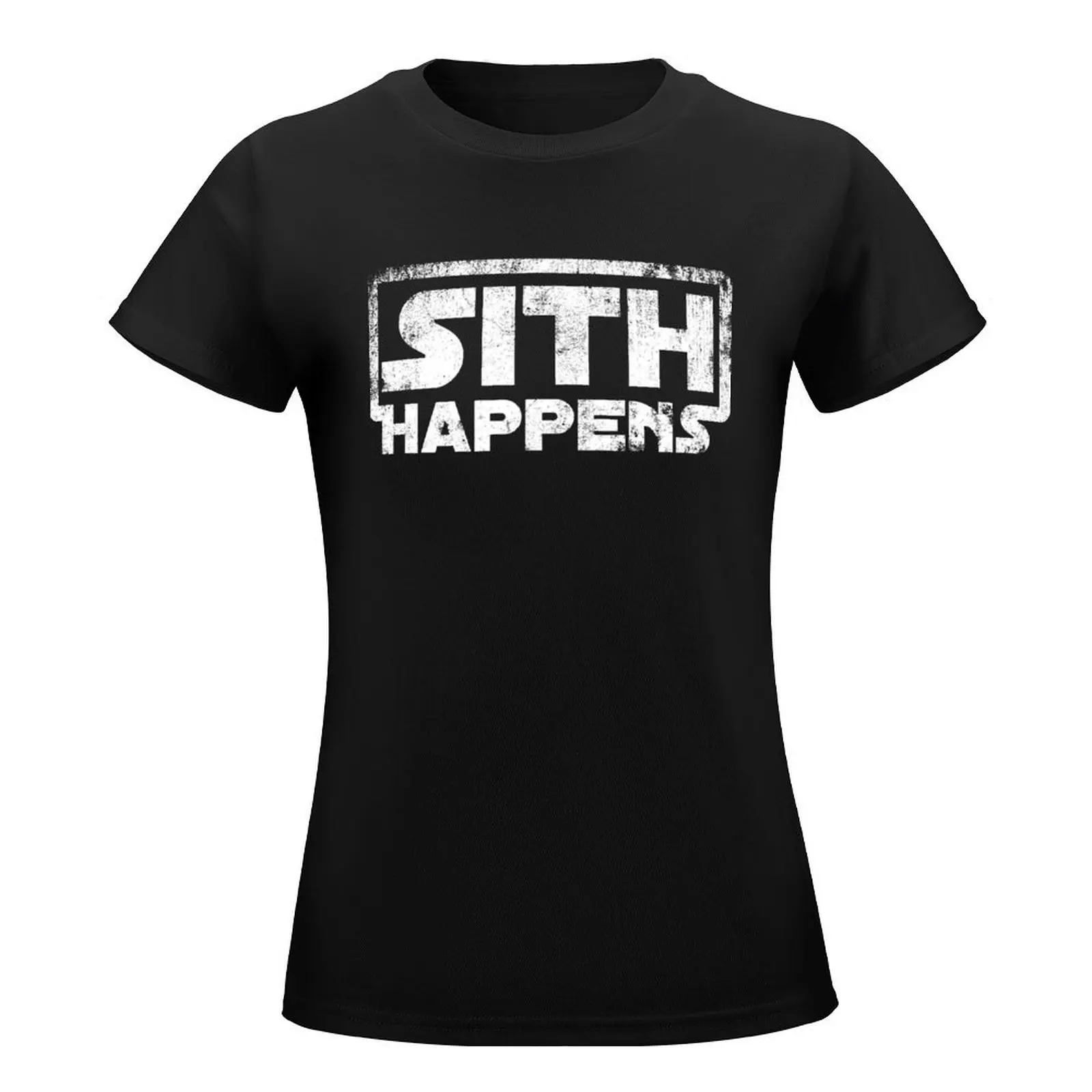 Sith happens T-Shirt kawaii clothes vintage clothes t-shirts for Women loose fit