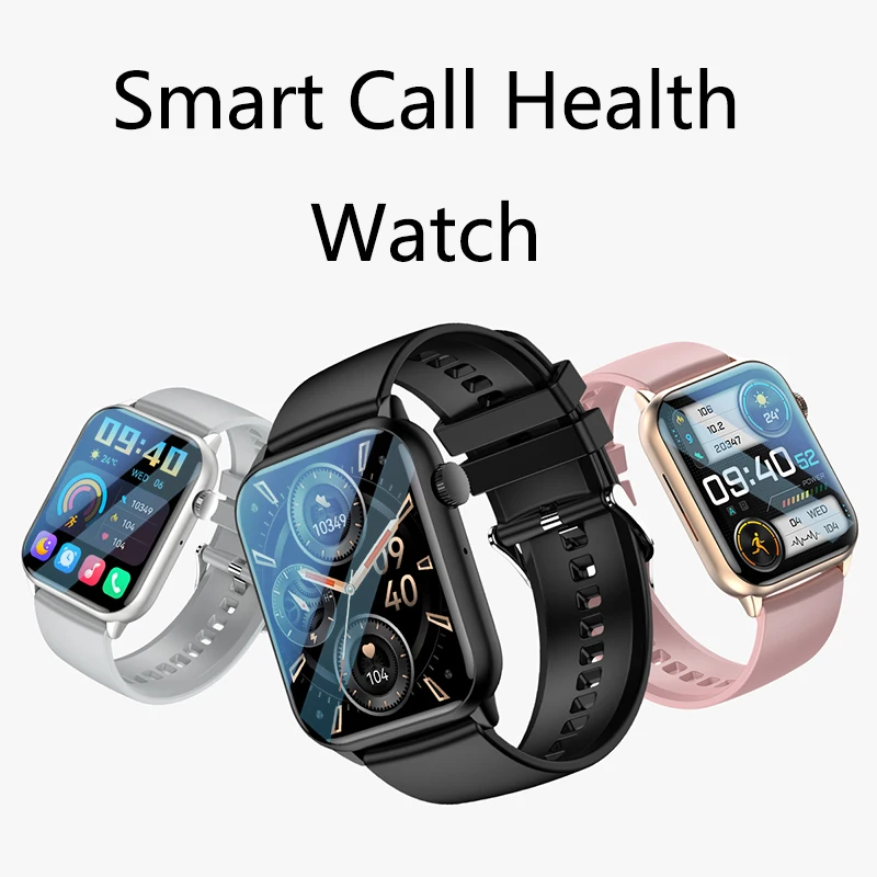 Men Women Wristwatch﻿ Smart Watch Full Touch Screen Sport Fitness Watches Wireless Call Digital Smartwatch Step Counting Gifts