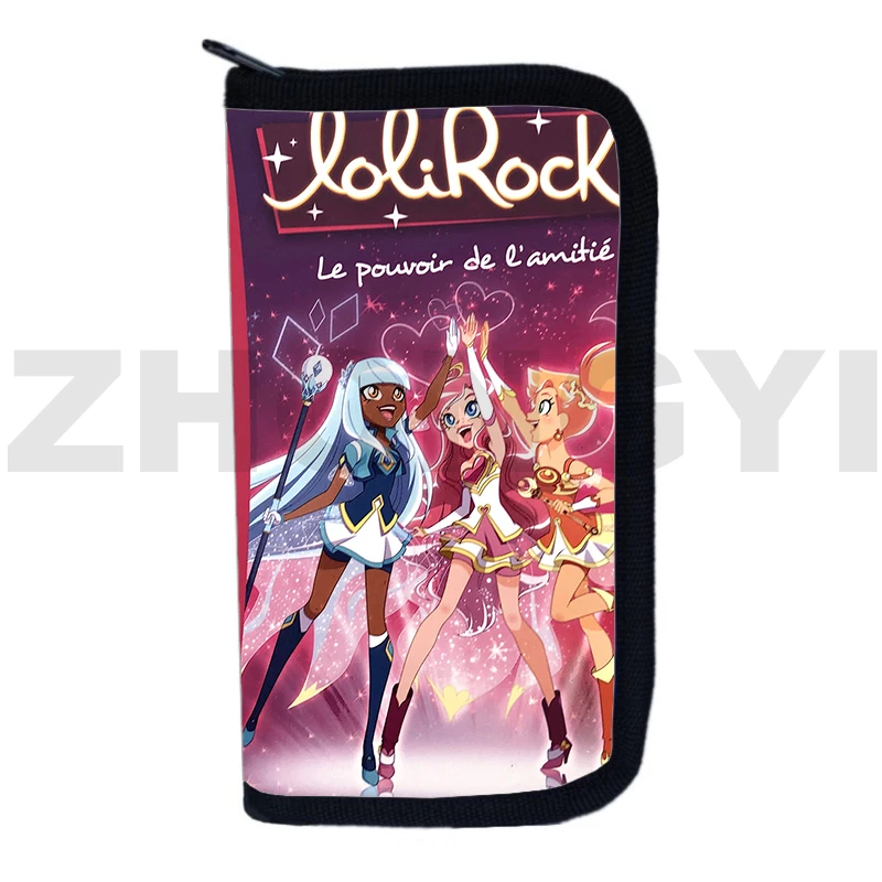 Cartoon Lolirock Wallets Teenager Money Purse and Handbags Organizer Bag 3D Anime Purses LoliRockstar Wallets Coin Purse Women