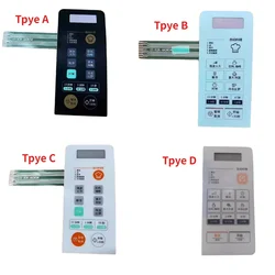 1Pcs for Daewoo Microwave Oven KOR-4A6BW KOR-4A0BW Membrane Switch Face Sticker Key Sticker KOR-4A0B0W