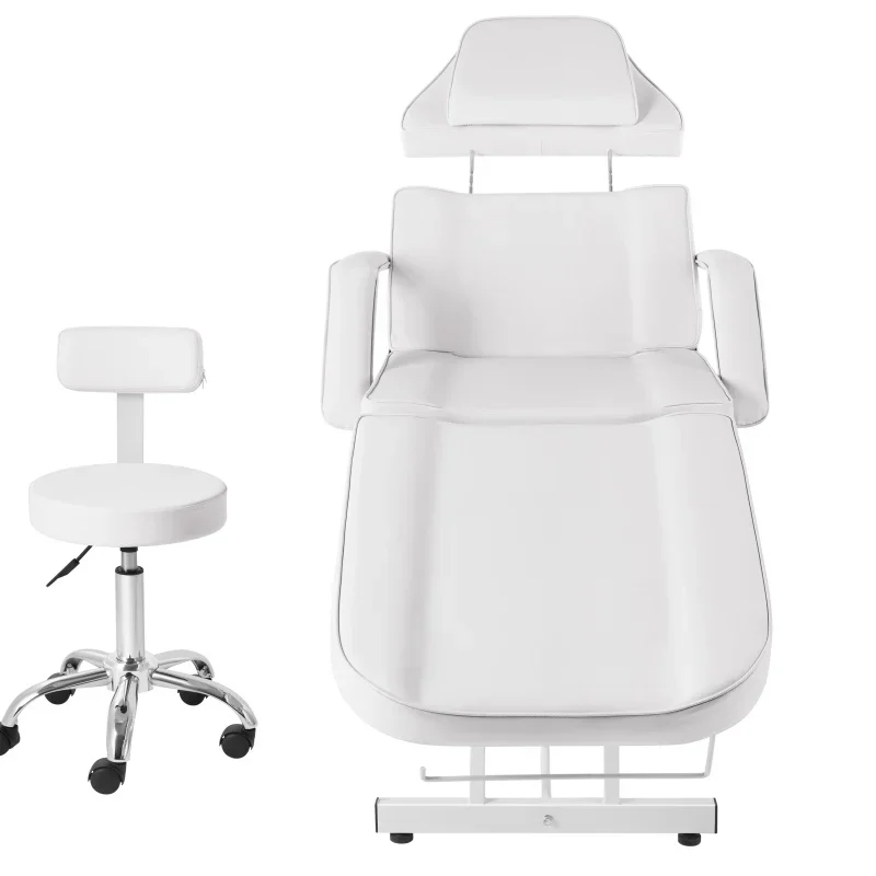 &Tri-fold Beauty Chair and Massage Table Comfortable and Adjustable for Home or Hotel Use Strengthened Load-bearing