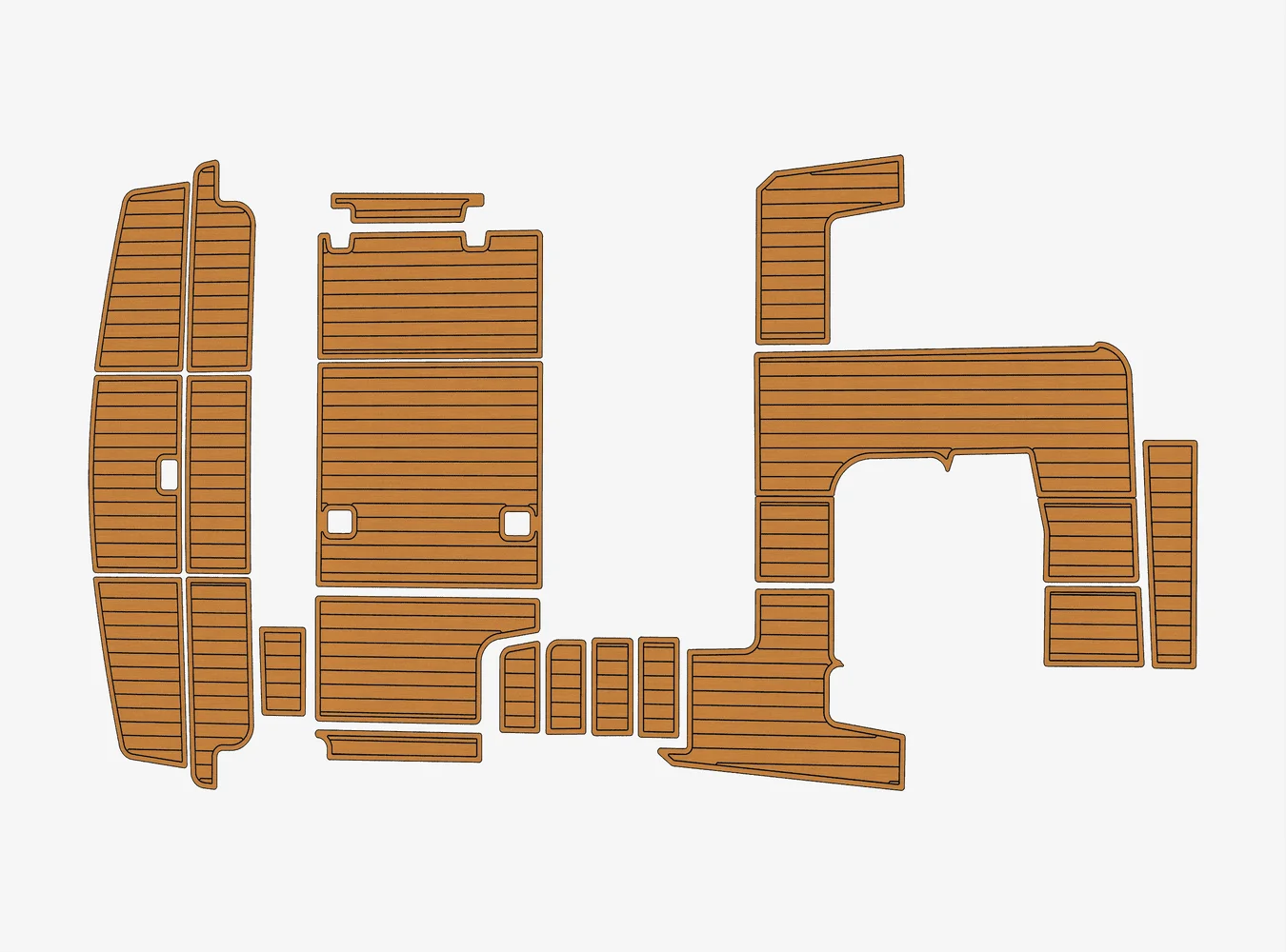 

1999-2002 Silverton 330 1/4 дюйма, 6 мм, пена EVA, Нескользящий ПВХ, настил из тикового дерева, морской коврик,...ek, водный ковер, морской пол
