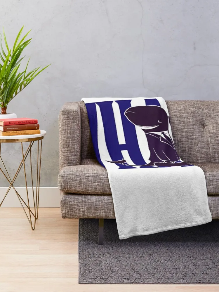 Business Whale: Corporate Giant in Style Throw Blanket For Sofa Thin Flannels Personalized Gift Blankets