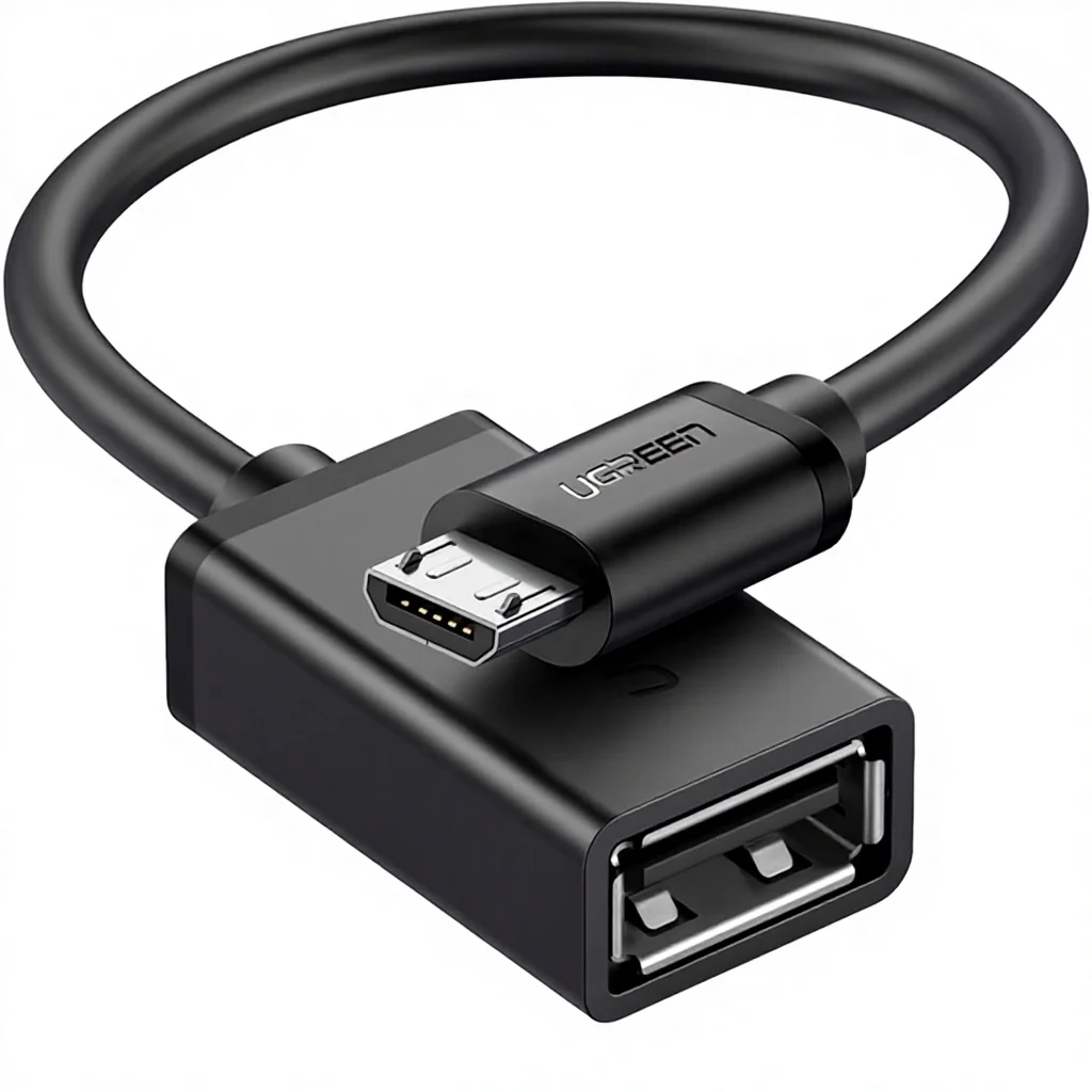 UGREEN Micro USB 2.0 OTG Cable on the Go Adapter Male Micro USB to Female USB Compatible with Phone Controller Android Windows