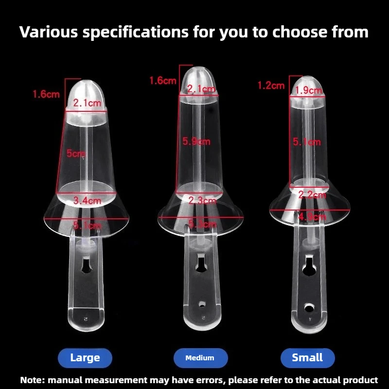 25pcs/10pcs/5pcs Disposable Independence Sterilization Packaging S/M/L Anoscope Plastic Anal Endoscopic Dilator for Adults/kids