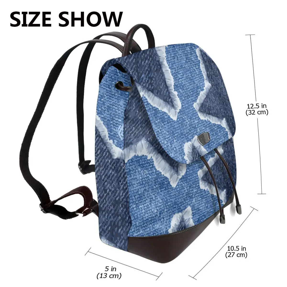 Borsa da scuola in pelle Casual con stampa artistica a stella multifunzione da donna nuova per borsa a tracolla da viaggio moda per ragazze