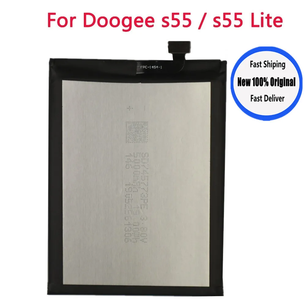 Wysokiej jakości 5500mAh DoogeeS55 oryginalna bateria do Doogee s55/s55 lite bateria telefonu Bateria Batterij