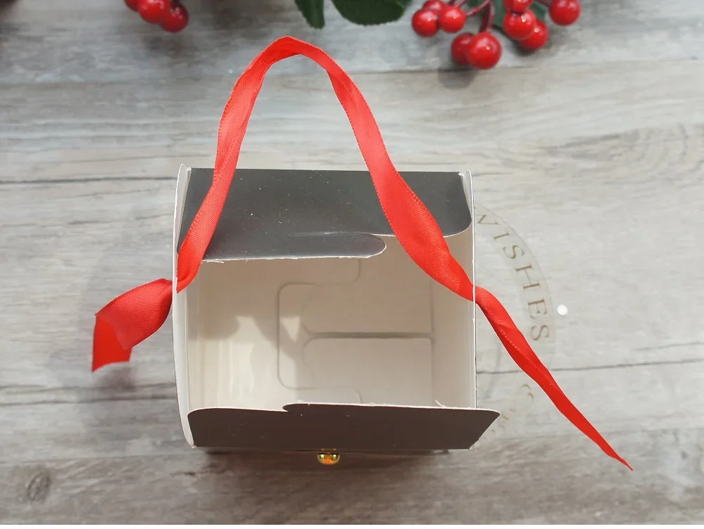 12 Stück Weihnachts-Papierbox mit Fenstergriff, Pralinenschachtel, Seife, Kerze, Kekse, Süßigkeiten, kleine Geschenkverpackung, Partygeschenke, Dekor – Detail 8