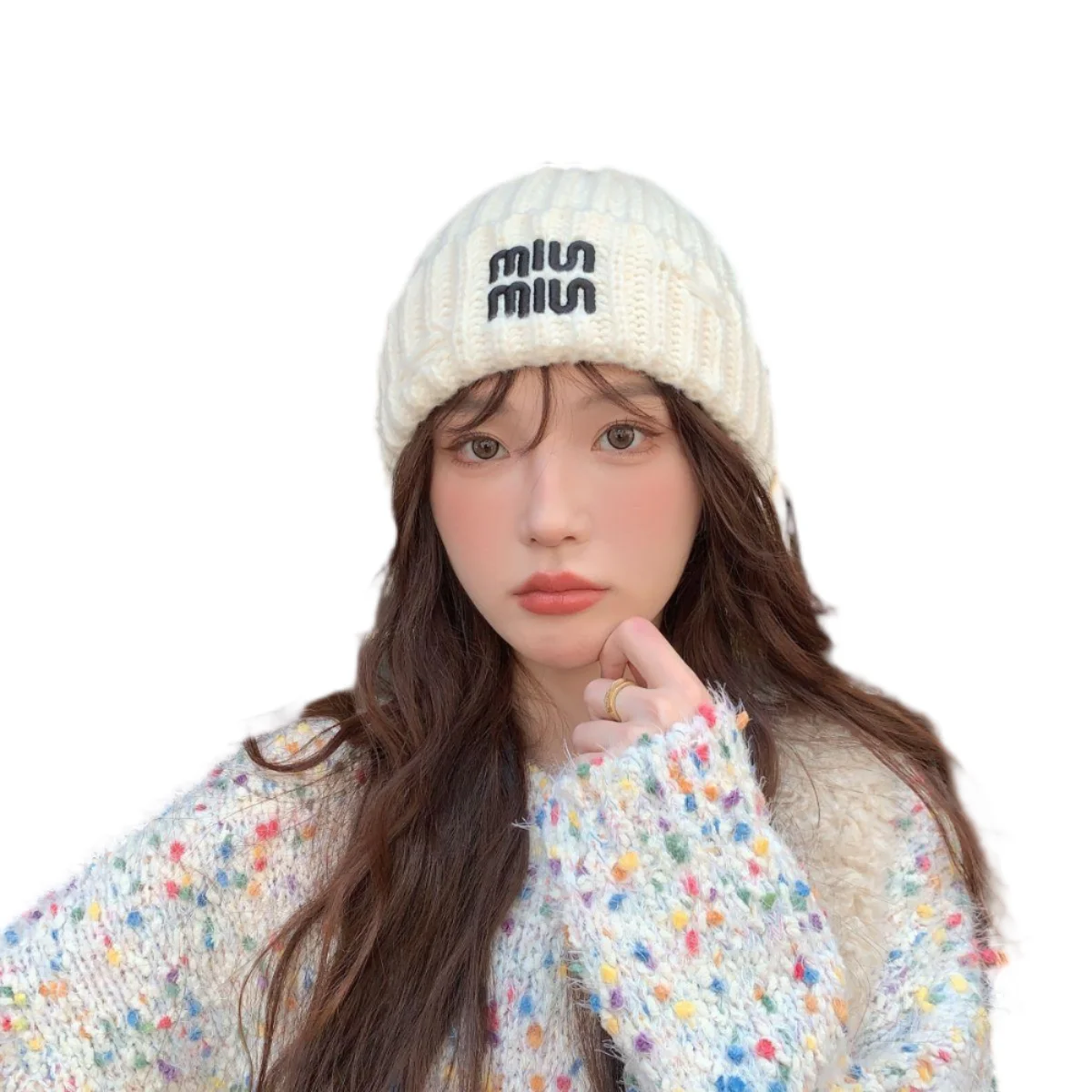 2024 New Luxury Brand Letter Embroidered Balck Knitted Hat For Women Men Fall Winter Warm Casual Student Couple Beanies Skullies