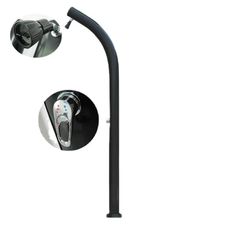 Villa Garden Solar Heated Shower Column, Pool Solar Outdoor Shower