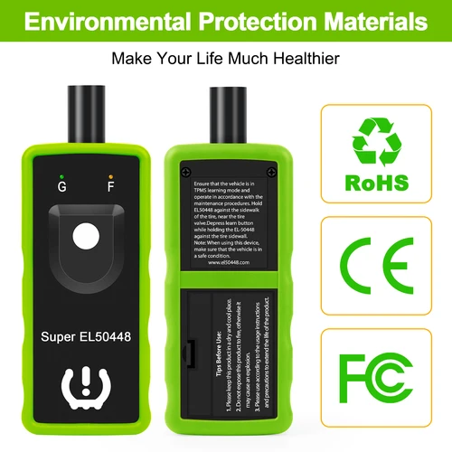 Herramienta de reaprendizaje TPMS para coche Super EL50448 EL50449, sistema de supervisión de presión de neumáticos automático, herramienta de reinicio de Sensor para Ford Opel GMC Buick Chevy